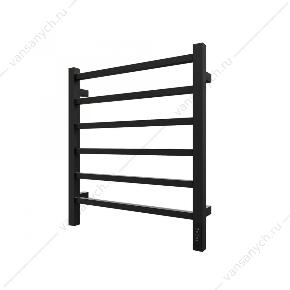 УТ000034450 Полотенцесушитель 50х60 электрический 90Вт Grois Alex GR-101 П6 black mat U GROIS (Россия) купить в Тюмени (Ван Саныч™)